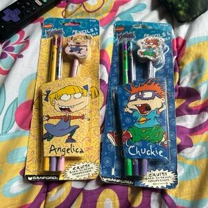 Vintage Pencil Set with Eraser in Original Packaging